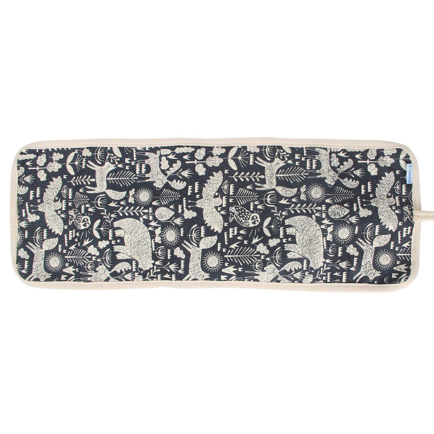 Crochet Hook Case, Roll Bag Holder Organizer for Various Crochet Needles and Knitting Accessories, Compact and All-in-Place, Animal World