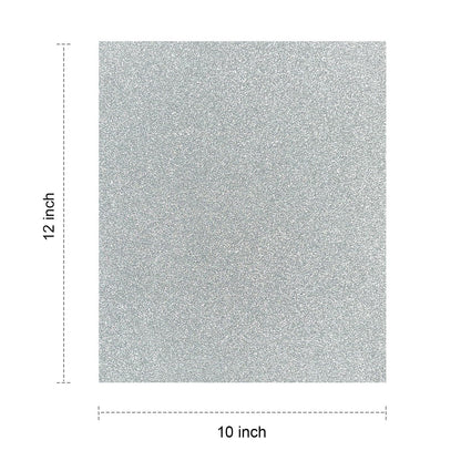 10 Sheets Glitter HTV 12'' x 10'' Heat Transfer Vinyl Bundle,Iron on for T-Shirts. Bags. Heat Transfer Vinyl for All Cutting Machines - Easy to Cut and Weed (Multicolor)
