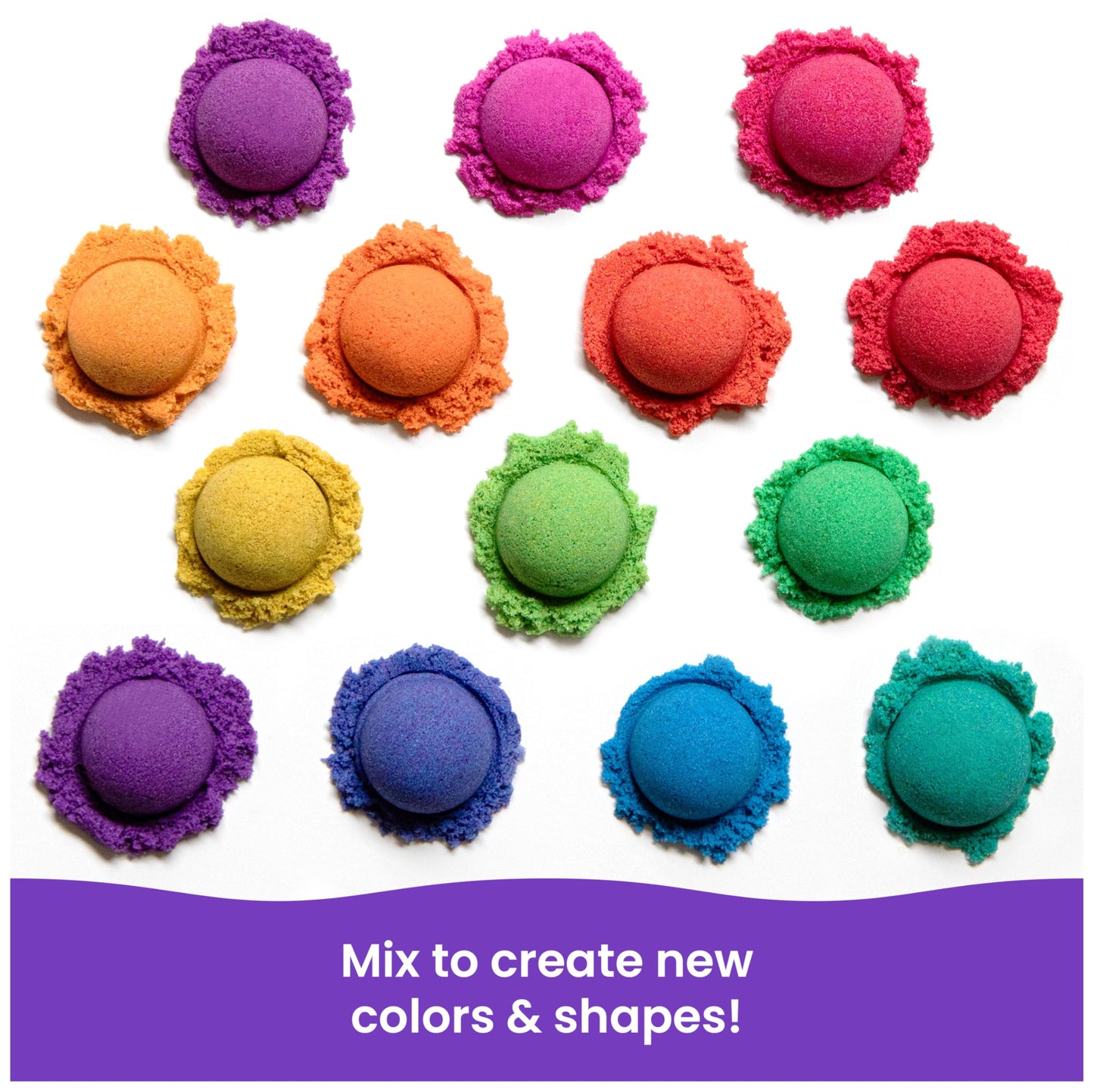 2lbs Pink Play Sand, Moldable Sensory Toys for Kids, Resealable Bag (Packaging May Vary), for Ages 3 and up