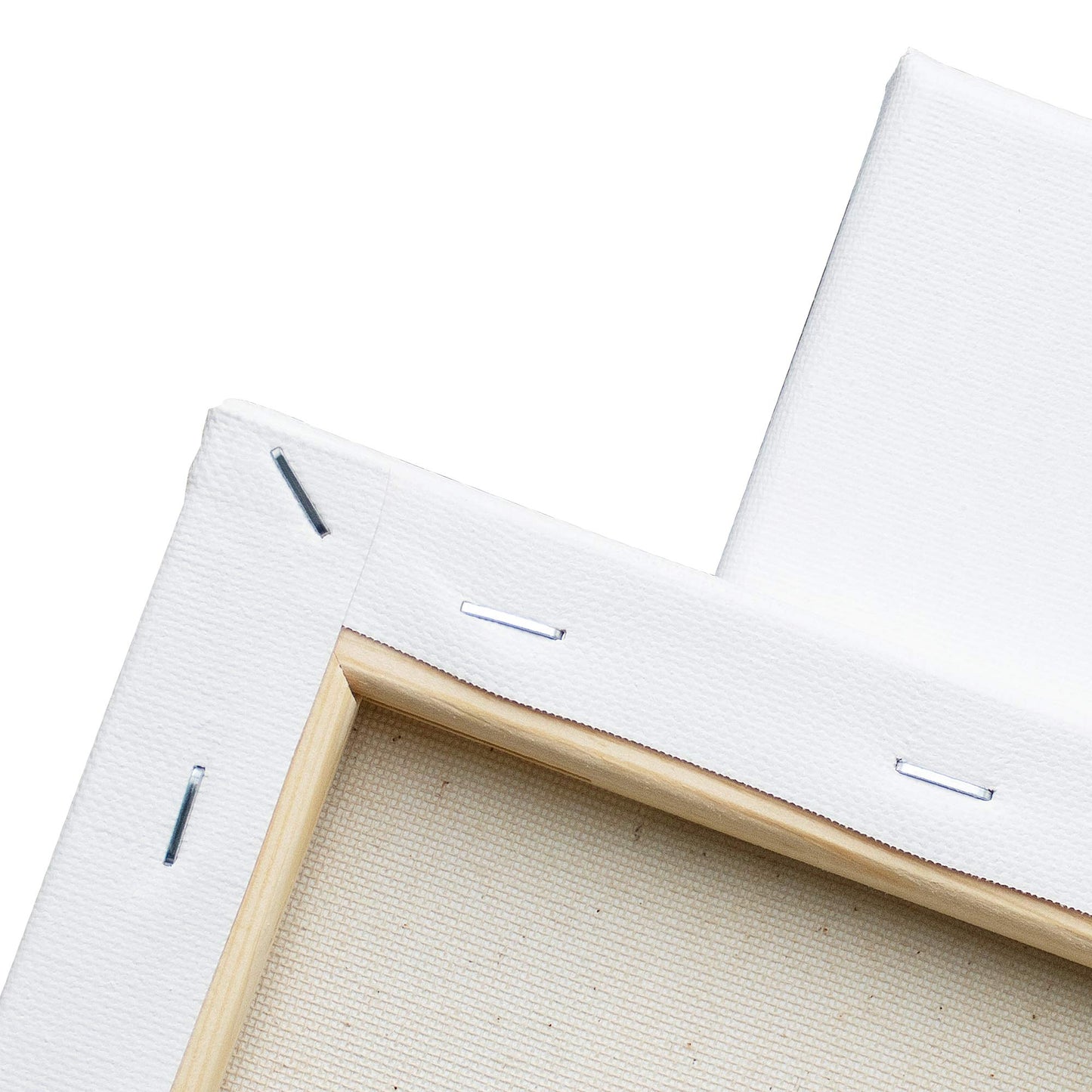 Stretched White Blank Canvas - 11x14 Inch, 8 Pack, Primed,100% Cotton,5/8 Inch Profile of Super Value Pack for Acrylics,Oils & Other Painting Media