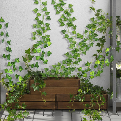 12 Pack 84Ft Artificial Ivy Garland, Fake Vines UV Resistant Greenery Leaves Fake Plants Hanging Aesthetic Vines for Home Bedroom Party Garden Wall Room Decor