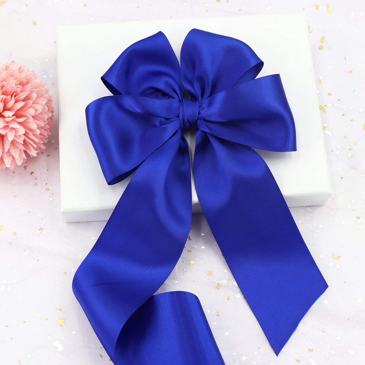 Double Face Satin Ribbon - 1-1/2" Solid Color Assortment, 40 Yards Per Package - Gift Wrapping & Crafts