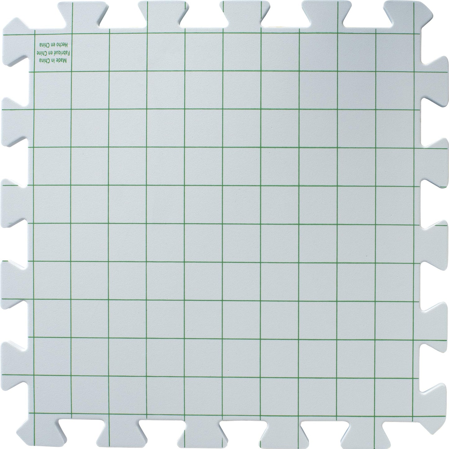 Interlocking Needlepoint, Knitting, and Crochet Blocking Boards, 12'' W x 12'' L, White, 4 Pc