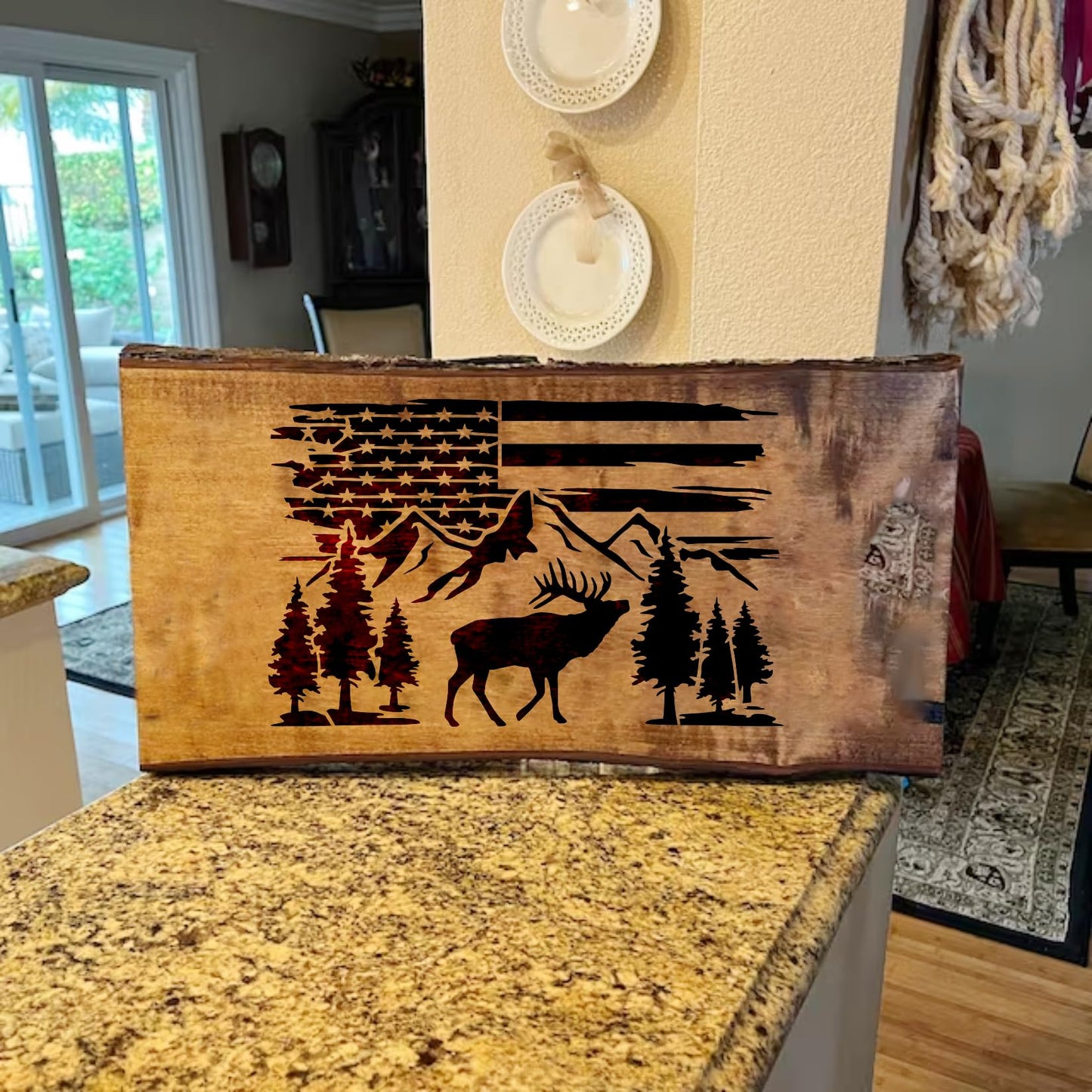 American Flag Stencil Star Stencils for Painting Union 50 Stars 1776 Military We The People Template for Flag Patriotic Wood Burning Stencils for Spray Paint on Shirt Project Crafts (12 Flag)