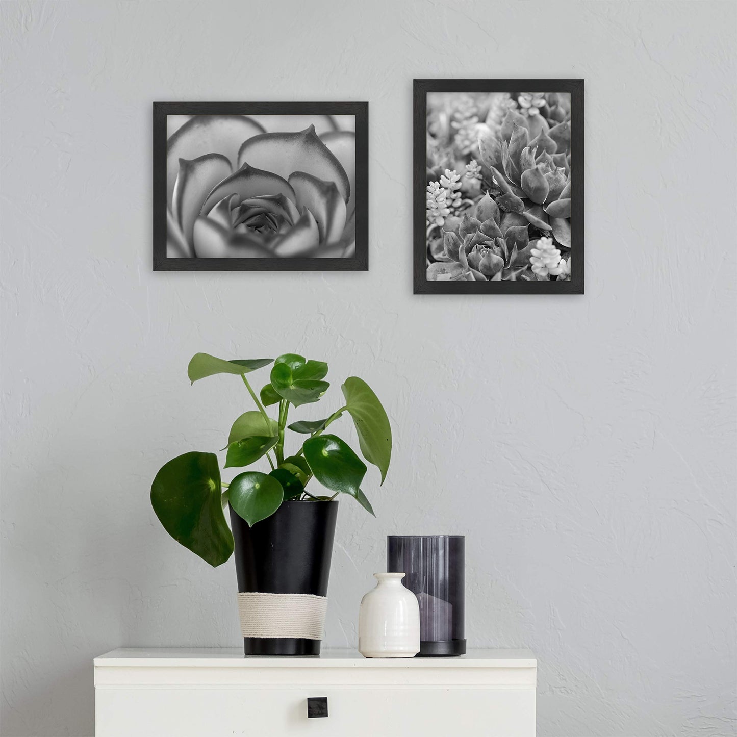 Gallery Essential Certificate Document Frame Set, Gallery Wall Frames Fit 8.5 x 11 Diplomas, Documents & Certificates, Black Woodgrain, 2-Pack