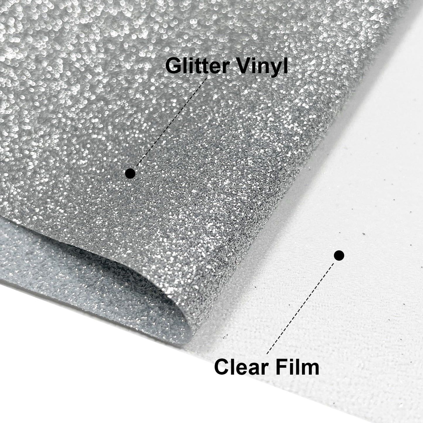 10 Sheets Glitter HTV 12'' x 10'' Heat Transfer Vinyl Bundle,Iron on for T-Shirts. Bags. Heat Transfer Vinyl for All Cutting Machines - Easy to Cut and Weed (Multicolor)