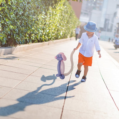 260 Balloons, Premium Long Latex Twisting Balloons for Birthday Wedding Festival Party Pastel Color Pack of 100