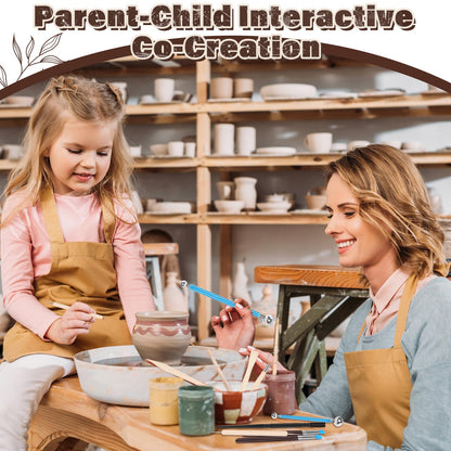 Clay Tools Kit,28 PCS Pottery Tools, Polymer Clay Sculpting Tools Kit,Air Dry Clay Tools Set for Kids, Adults,Pottery Craft,Drawing,Dotting,Carving,Molding,Baking,Modeling,Shaping