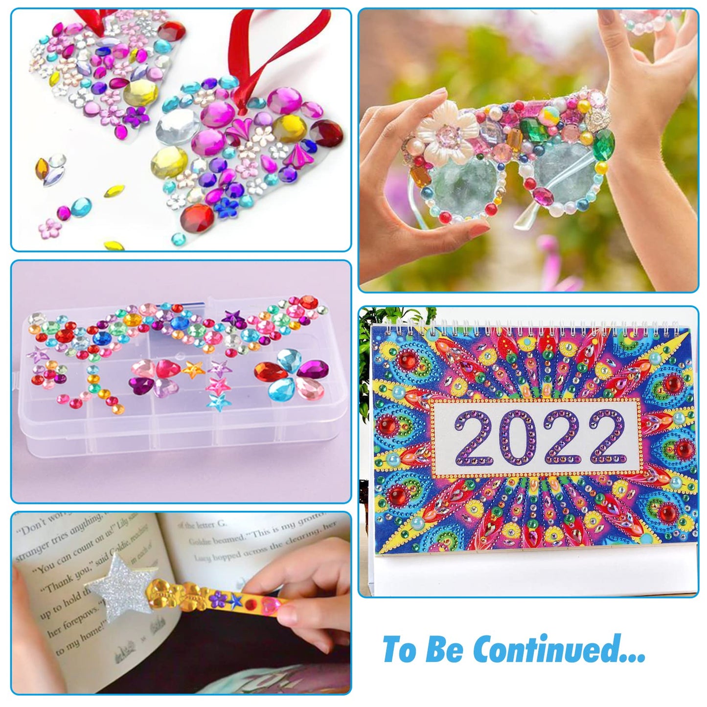 360pcs Flatback Rhinestones for Crafting, Gems Jewels for Crafts & Arts, Acrylic Gemstones for Halloween Party Decorations with Tweezers and Storage Box (10-15mm, 9 Shapes)