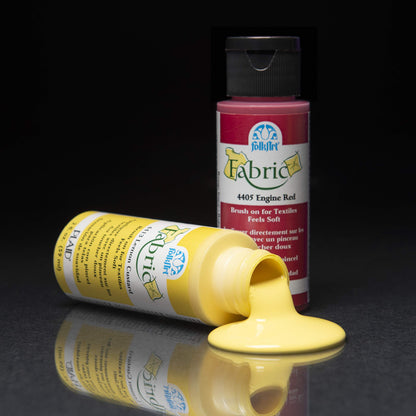 Brush on Fabric Acrylic Paint Beginner Set (2-Ounce),