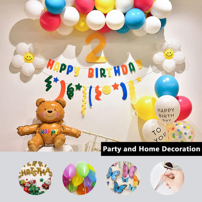 Double Sided Adhesive Dots 500 Pcs Mounting Putty Sticky Tack Clear Removable Round Glue Tape for Wall Crafts Festival Party Decorations