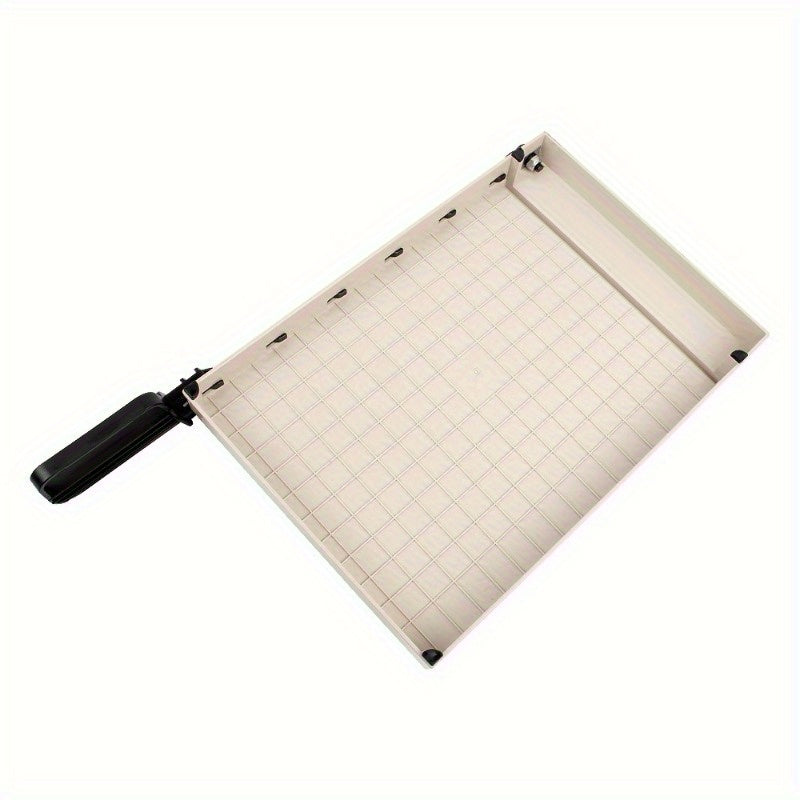 12" Manual Guillotine Paper Cutter with Safety Guard, 16 Sheet Capacity