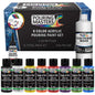 Pouring Masters 8 Color Ready to Pour Acrylic Pouring Paint Set - Premium Pre-Mixed High Flow 2-Ounce Bottles - for Canvas, Wood, Paper, Crafts, Tile, Rocks and More