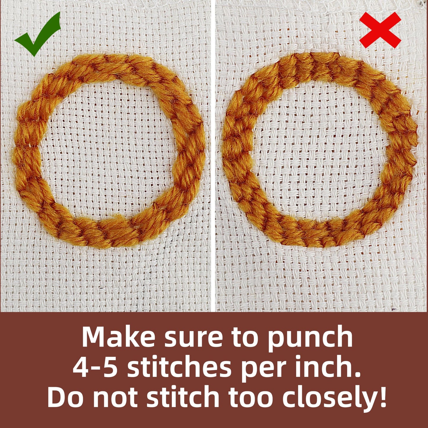 Punch Needle Coasters Kit, Punch Needle Embroidery Kits for Adults and Beginners - Including Patterns, Tools, Yarns, Hoop, Instruction, Coaster Holder Art Craft Supplies - Landscape