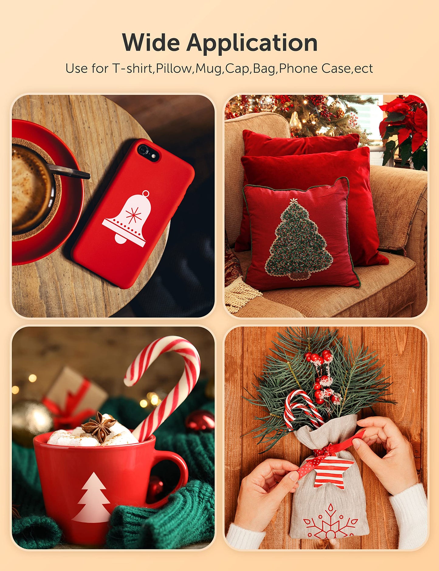 Sublimation Ink Refilled Bottles with Heat Tape Refill for ET2400 XP4105 XP4100 ET2720 ET2760 ET2750 ET4800 ET-2800 ET-2803 ET-2850 Inkjet Printers Heat Press Transfer on Mugs T-Shirts