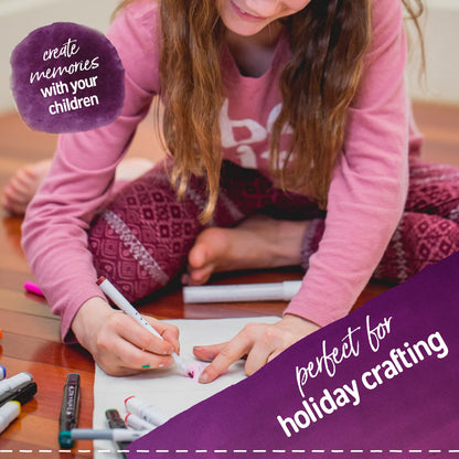 Fabric Pens for Clothes - Pack of 24 No Fade, Fabric Markers Permanent for Clothes - No Bleed, Machine Washable Shoe Markers for Fabric Decorating - Laundry Marker, Erases Stains Easily