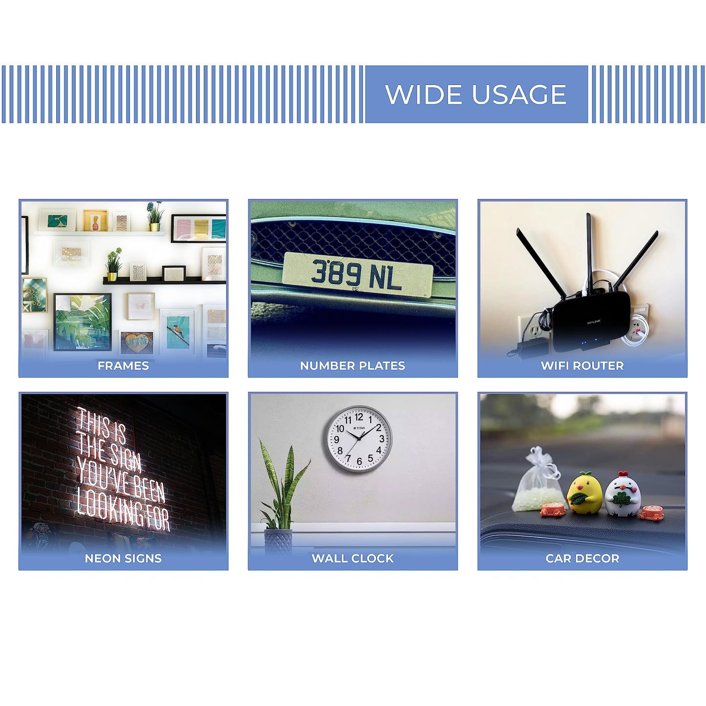 Double Sided Mounting Tape 60 Pcs Versatile Double Sided Adhesive Foam Mounting Tape Solution for Walls, Crafts, and More (Round, Square & Rectangle)