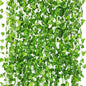 12 Pack 84Ft Artificial Ivy Garland, Fake Vines UV Resistant Greenery Leaves Fake Plants Hanging Aesthetic Vines for Home Bedroom Party Garden Wall Room Decor