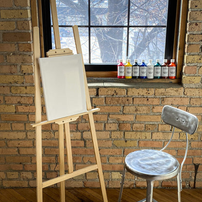 Stretched Artist Canvas | 8x10 inch | Value Pack of 10 Canvases for Painting, Primed & Ready to Paint Art Supplies for Acrylic, Oil, Mixed Wet Media, & Pouring, 100% Cotton with Wood Frame