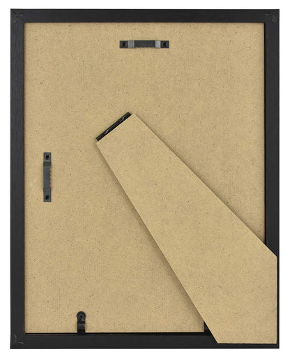 Gallery Essential Certificate Document Frame Set, Gallery Wall Frames Fit 8.5 x 11 Diplomas, Documents & Certificates, Black Woodgrain, 2-Pack