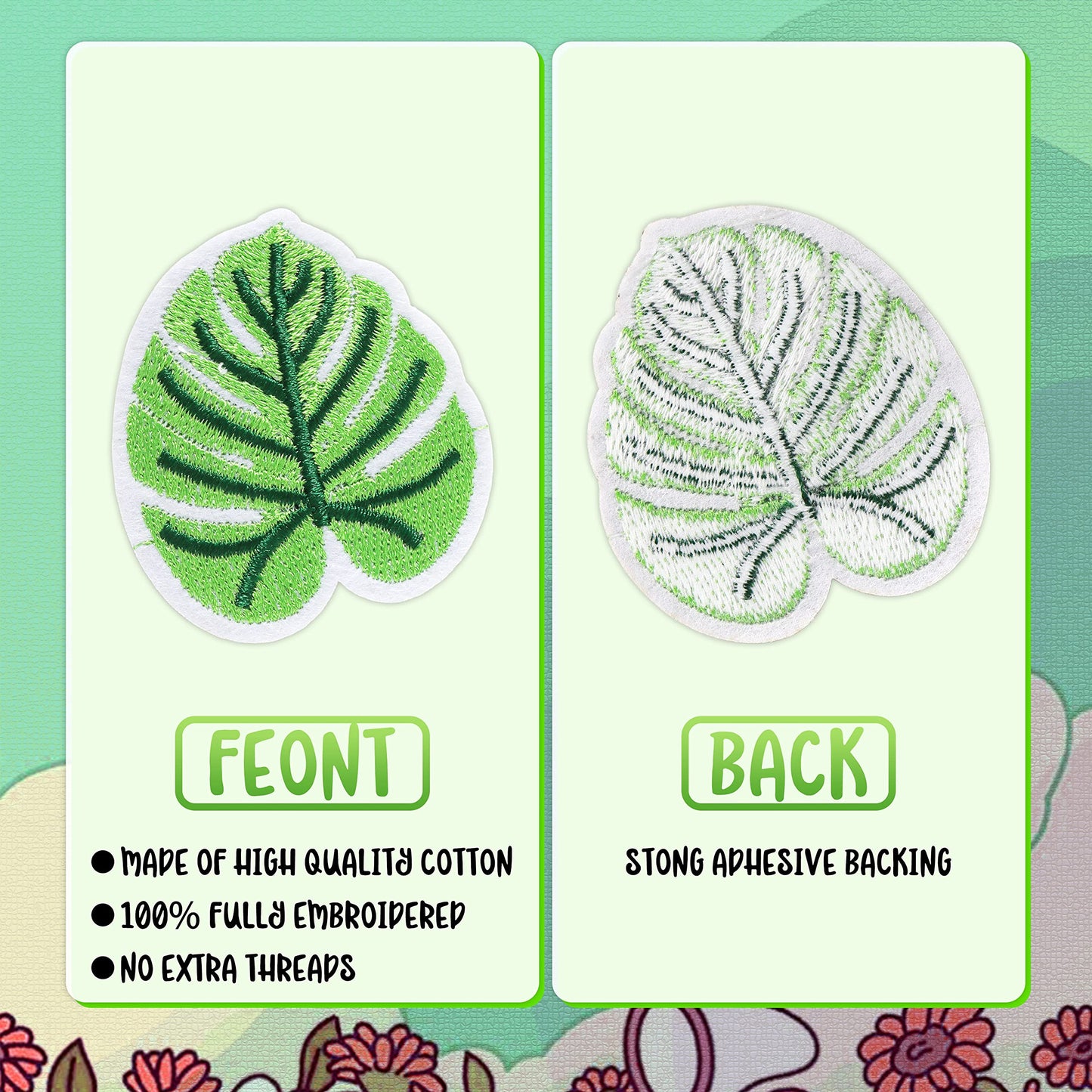 Iron on Patches for Clothing: 100Pcs Random Assorted Styles Funny Patch Repair Embroidered Appliques for Clothes Sew on/Iron on Jackets Backpacks Hat Dress Fabric for DIY Accessories