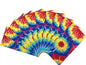 100% Cotton 10 Pack Fine Bandanas（Tie dye）