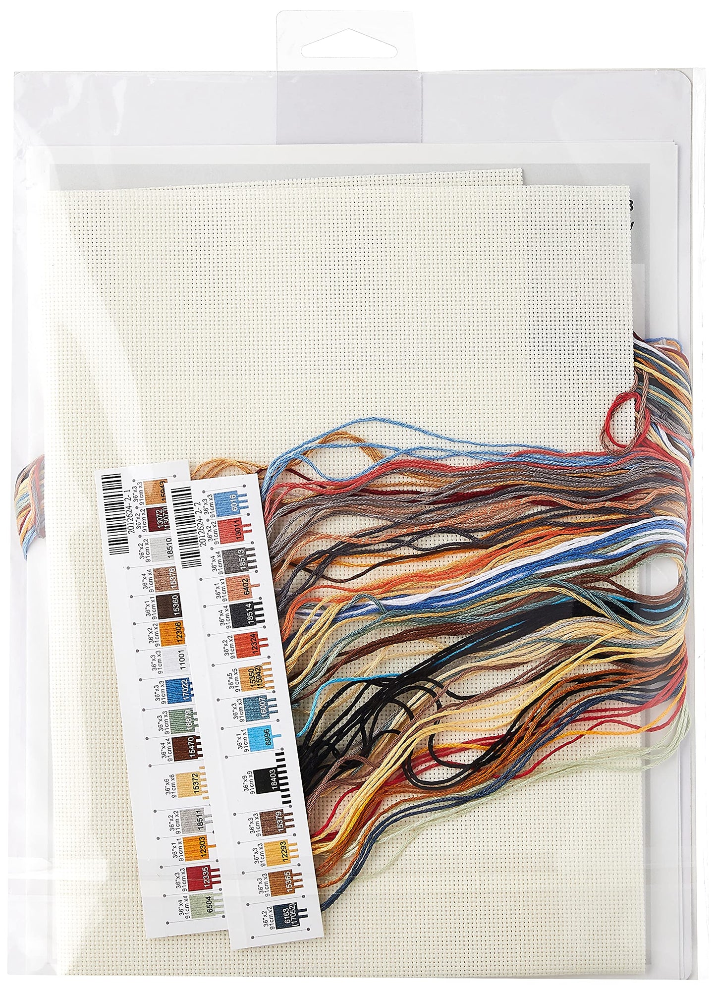 'Feasting Frenzy' Birds Counted Cross Stitch Kit, 18 Count Ivory Aida, 10'' x 14''