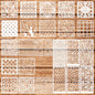 24Pcs Stencils for Painting, Reusable Geometric Painting Stencils Abstract Layering Stencil for Painting on Wood Canvas Furniture Floor Decor DIY Supplies, white
