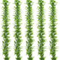 5 Packs Faux Eucalyptus Greenery Garland, 30FT Artificial Eucalyptus Leaves Vine, Fake Hanging Garlands Wedding Backdrop Arch Wall Table Party Decor (Green)
