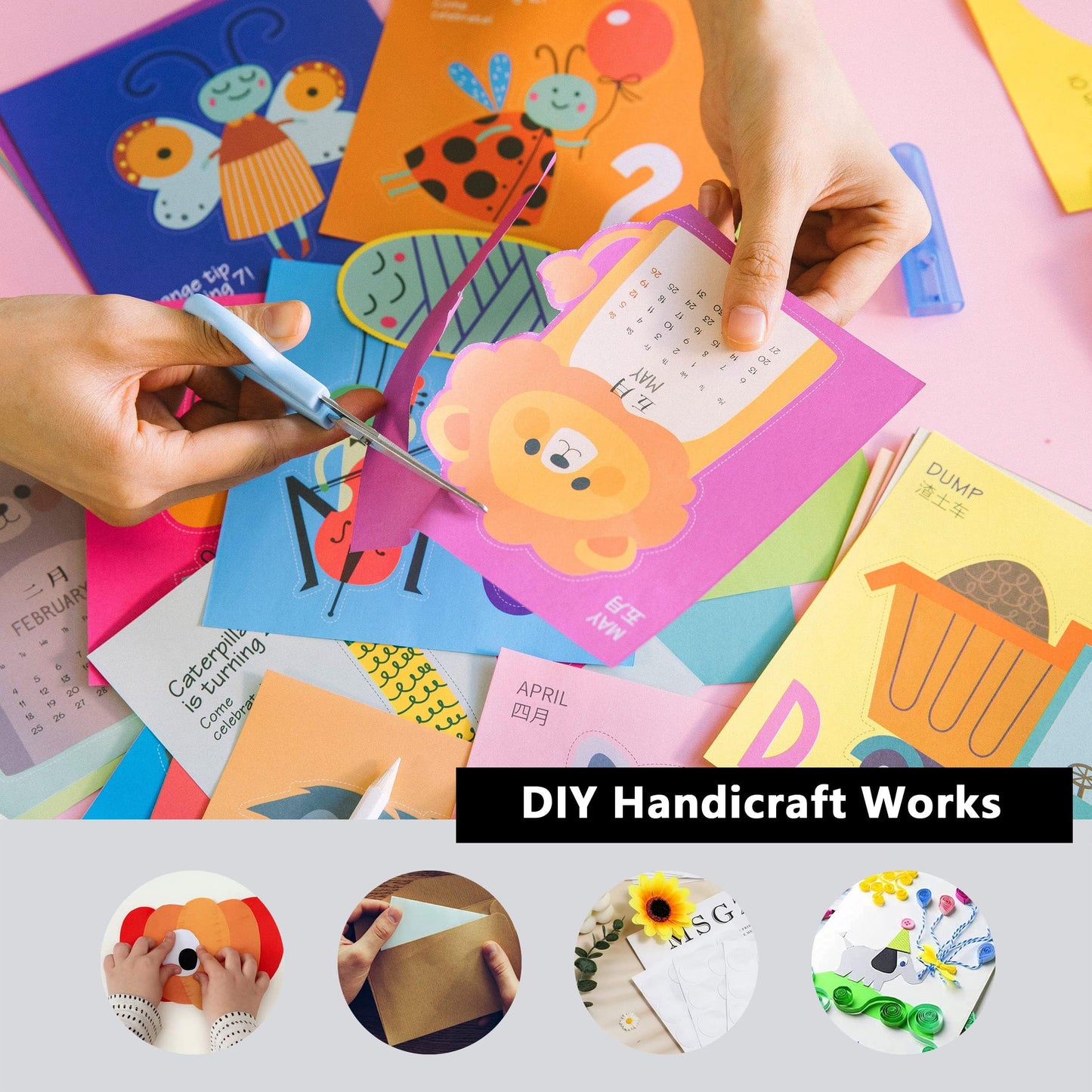 Double Sided Adhesive Dots 500 Pcs Mounting Putty Sticky Tack Clear Removable Round Glue Tape for Wall Crafts Festival Party Decorations