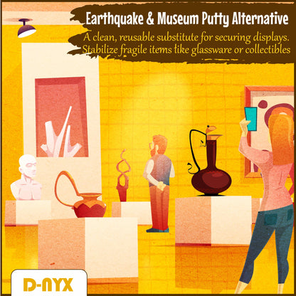 Double Sided Tape Sticky Dot Stickers 280, 350, 450, 550 or 700 Pack Removable Putty No Trace Clear Sticky Tack Waterproof Small Stickers for Festival Decoration Picture (350 Sticky Dots)