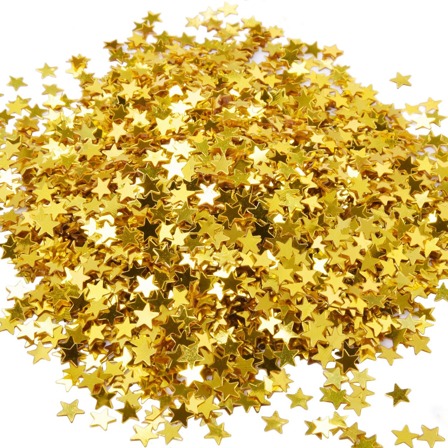 Star Confetti Table Confetti Metallic Foil Stars Sequin for Party Wedding Decorations, 30 Grams/ 1 ounce (Gold)