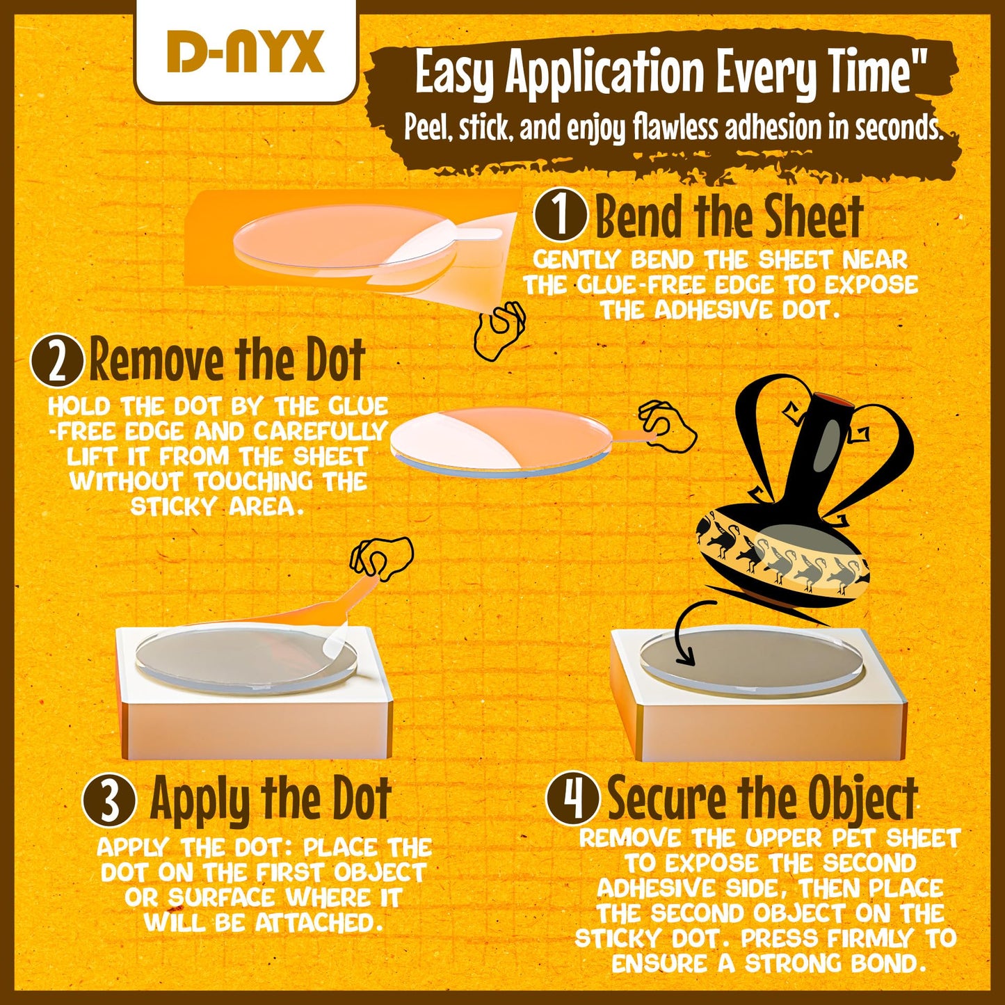 Double Sided Tape Sticky Dot Stickers 280, 350, 450, 550 or 700 Pack Removable Putty No Trace Clear Sticky Tack Waterproof Small Stickers for Festival Decoration Picture (350 Sticky Dots)