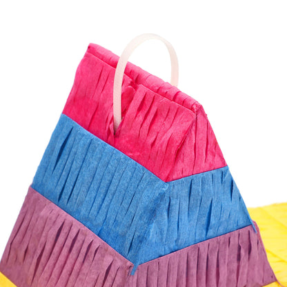 Rainbow Star Pinata for Kids Birthday, Twinkle Twinkle Little Star Gender Reveal Party Decorations (Small, 12.6 x 12.6 x 3 In)