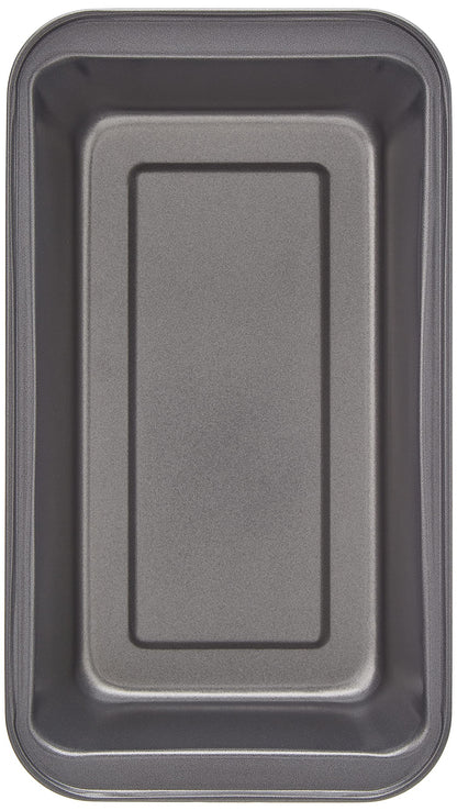 Rectangular Baking Bread Loaf Pan, 9.5 x 5 Inch, Set of 2, Gray