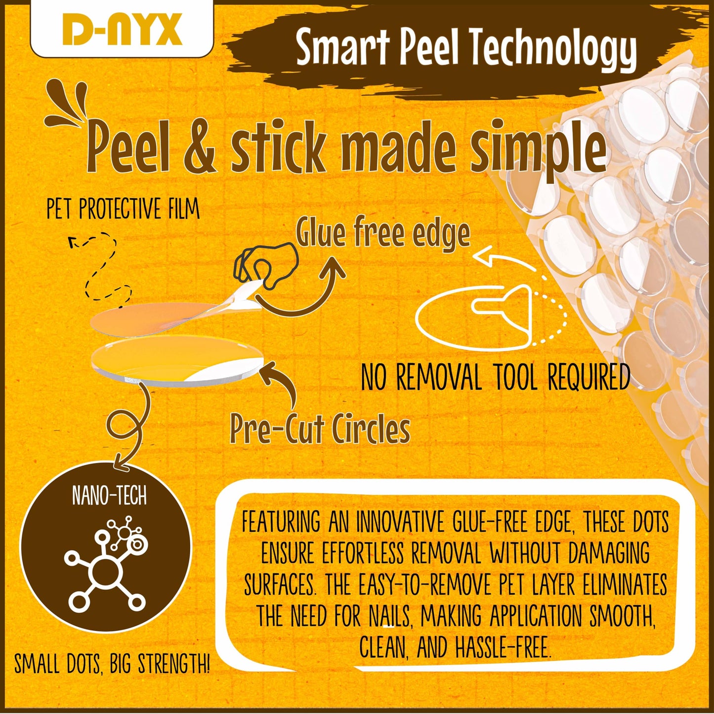 Double Sided Tape Sticky Dot Stickers 280, 350, 450, 550 or 700 Pack Removable Putty No Trace Clear Sticky Tack Waterproof Small Stickers for Festival Decoration Picture (350 Sticky Dots)