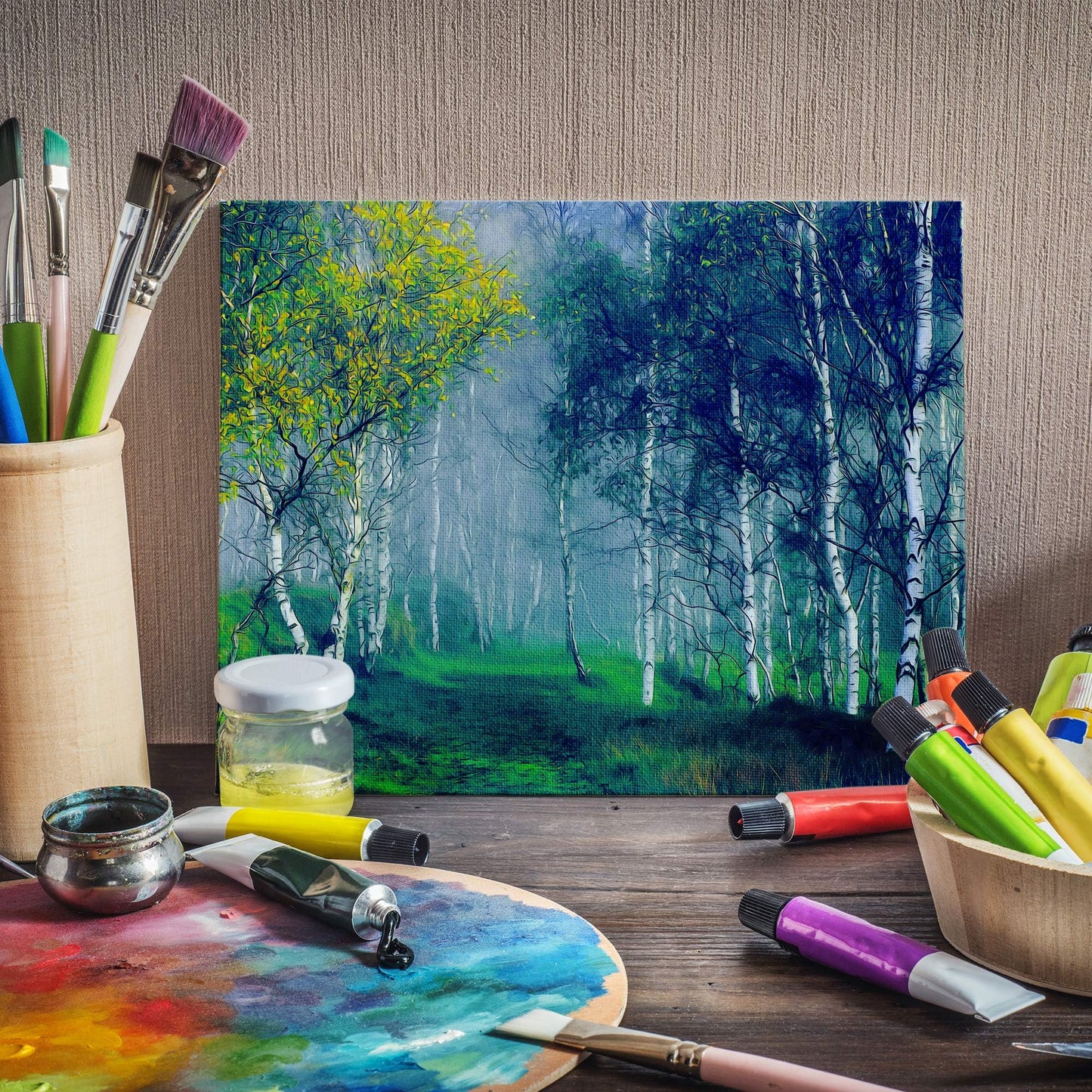 Canvas Boards for Painting 8x10 Inch, Super Value 12 Pack White Blank Canvas Panels, 100% Cotton Primed, Painting Art Supplies for Professionals, Hobby Painters, Students & Kids