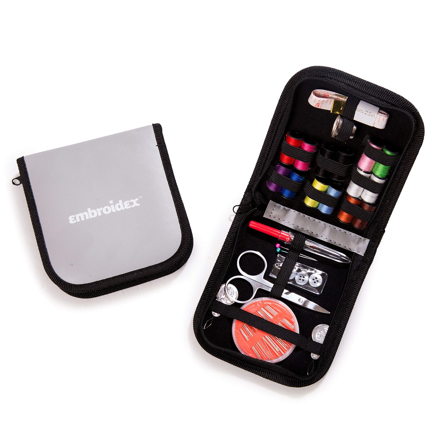 Sewing Kit - Home, Travel & Emergencies - Quality Notions, Scissor & Thread - Great Gift