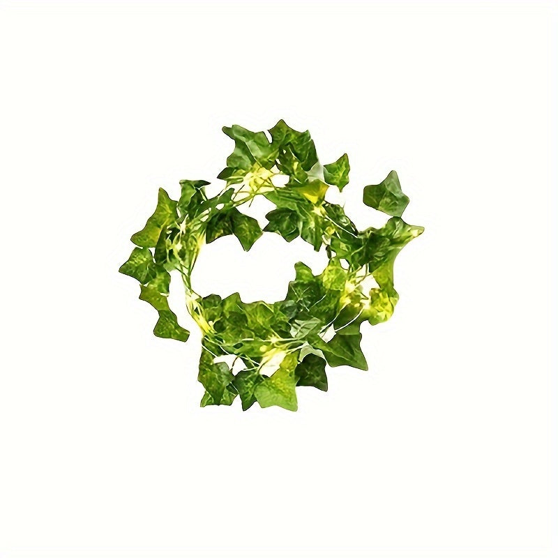 100 LED 32.7ft Artificial Leaf String Lights Fairy Garland 10m for Garden Decor