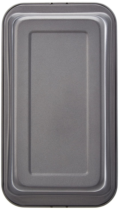 Rectangular Baking Bread Loaf Pan, 9.5 x 5 Inch, Set of 2, Gray