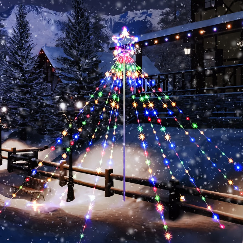 Decorative Lights String USB with 8 Different Waterfall Tree Lights