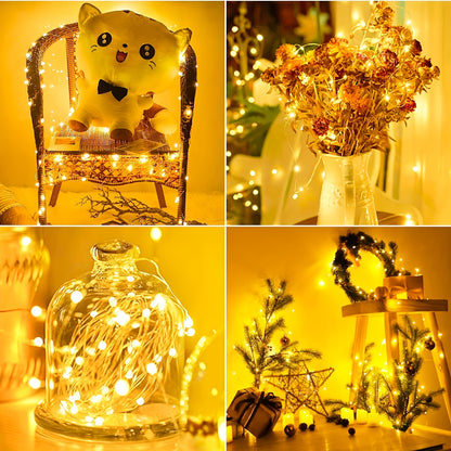 30 Pack Fairy Light String Light 6.5ft 20 LED Waterproof Christmas Light