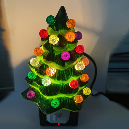 3D Christmas Tree LED Night Light Festive Wall Decor Non-Waterproof