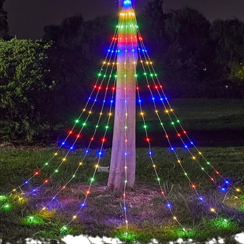 Decorative Lights String USB with 8 Different Waterfall Tree Lights