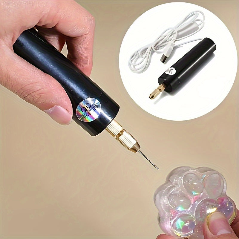 Lightweight Handheld Craft Tool, Cutting Grinding Engraving Polishing USB Mini Drill