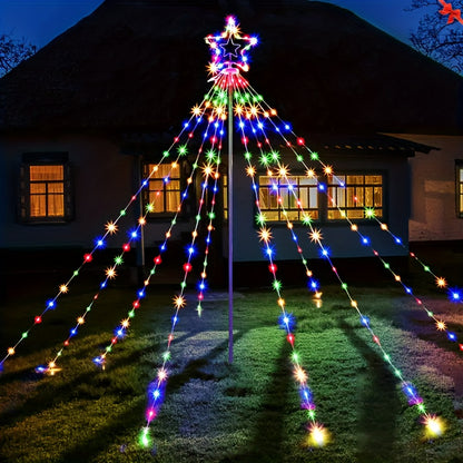 Decorative Lights String USB with 8 Different Waterfall Tree Lights