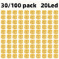 30 Pack Fairy Light String Light 6.5ft 20 LED Waterproof Christmas Light